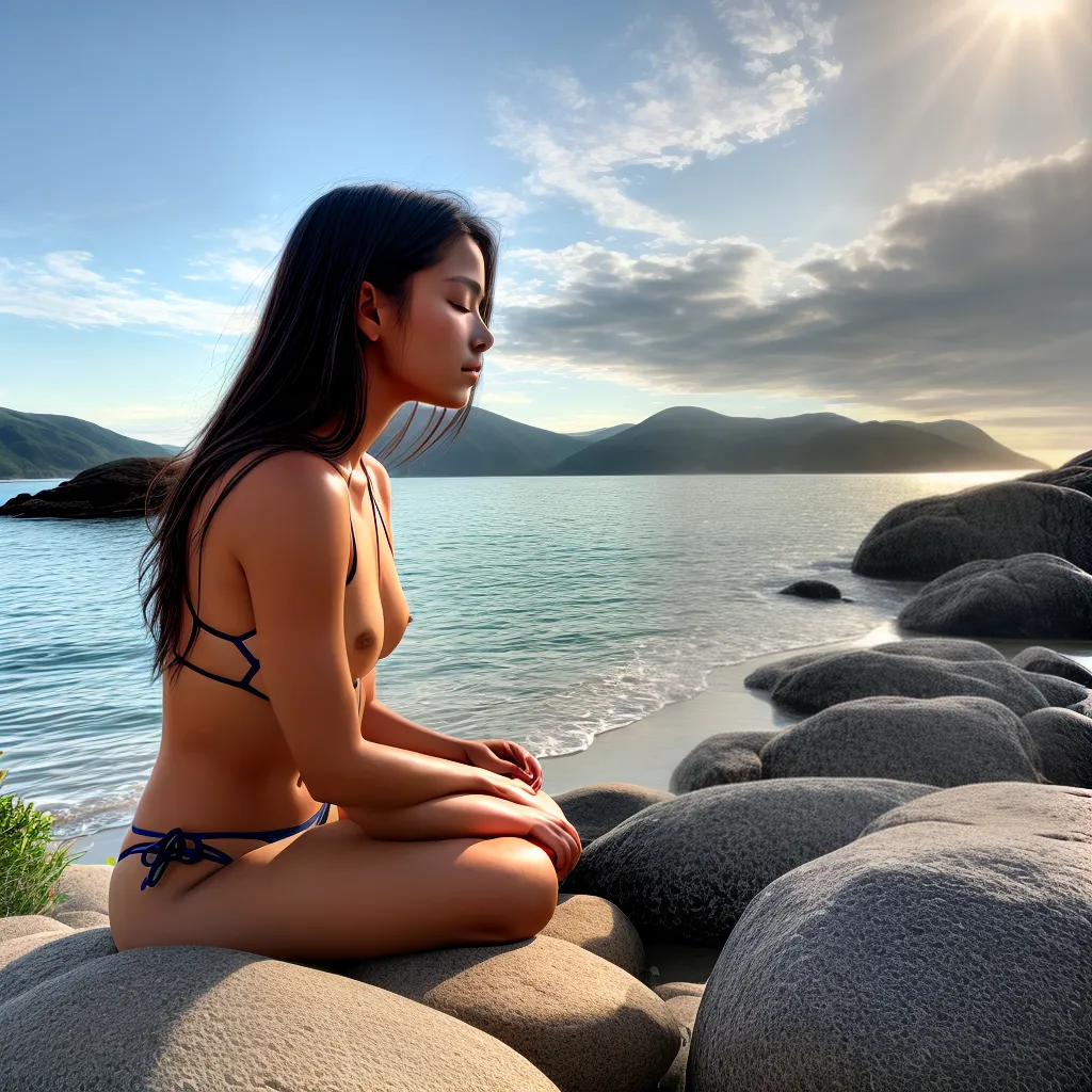 meditacao praia serenidade criatividade meditacao praia serenidade criatividade