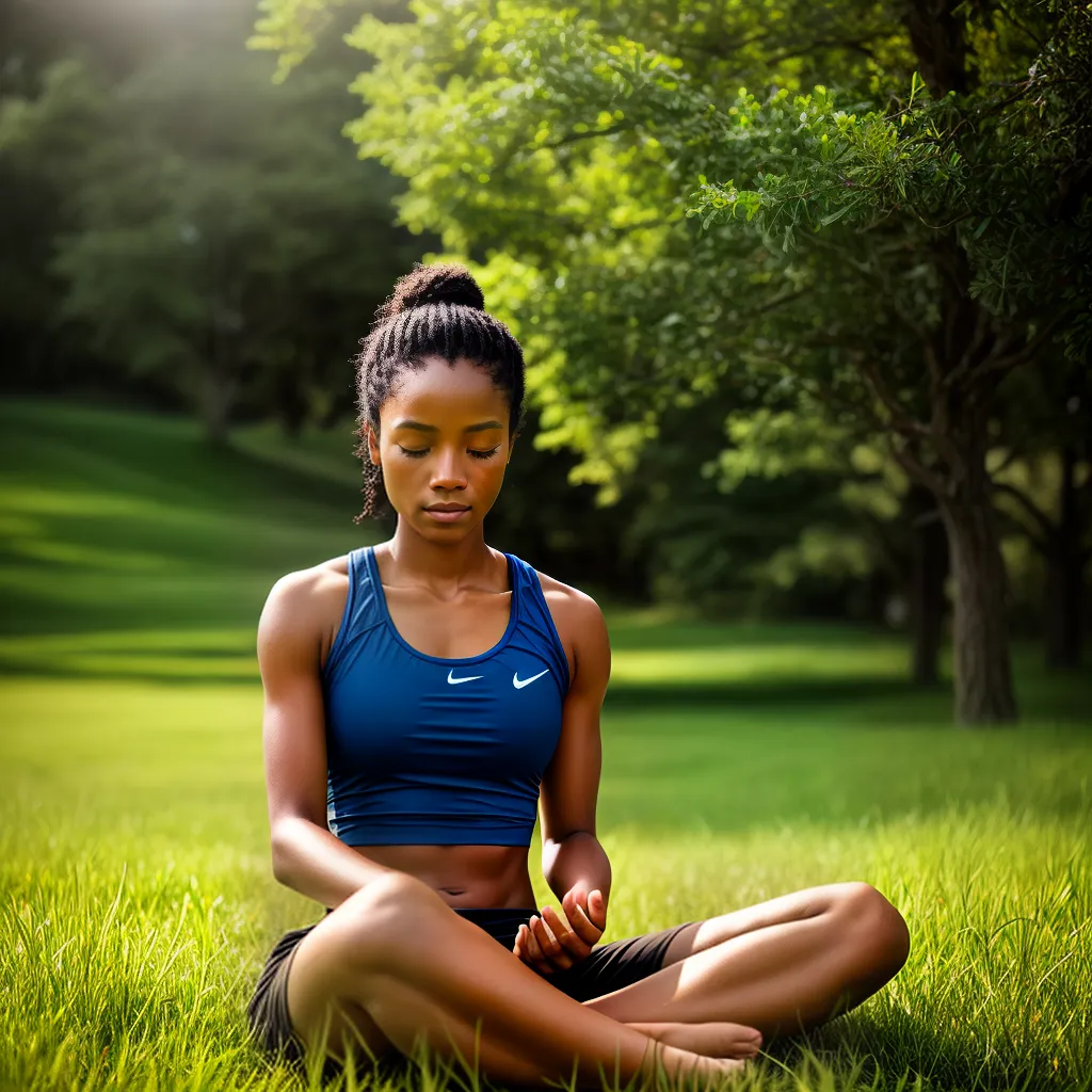 corredor meditacao natureza serenidade