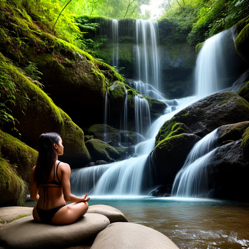 meditacao natureza queda dagua meditacao natureza queda dagua