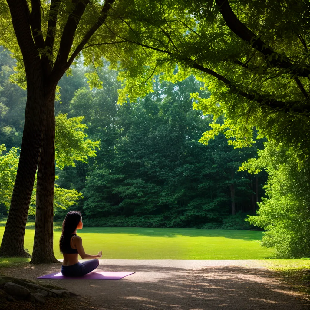 meditacao paz natureza sol yoga