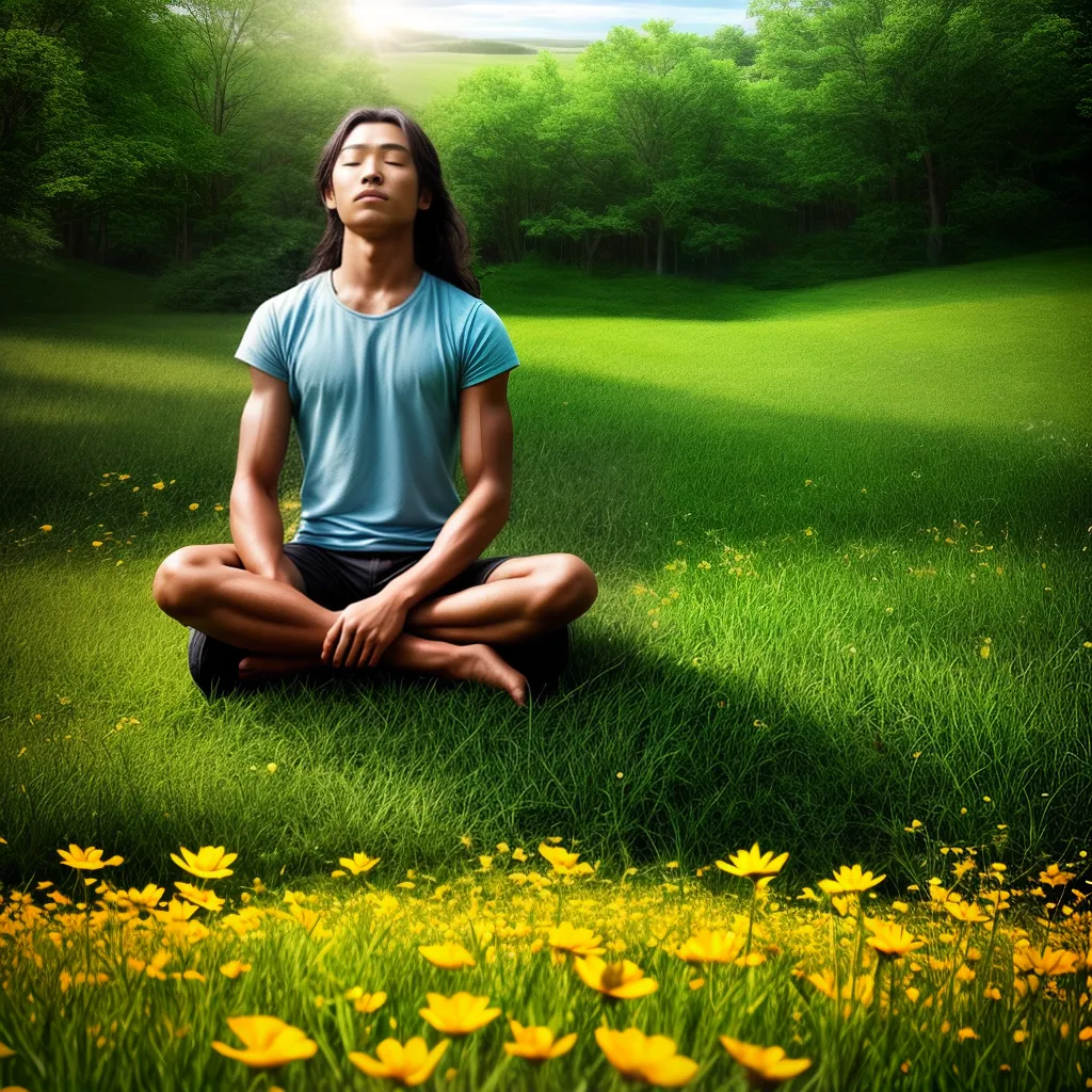 meditacao paz natureza flores 2
