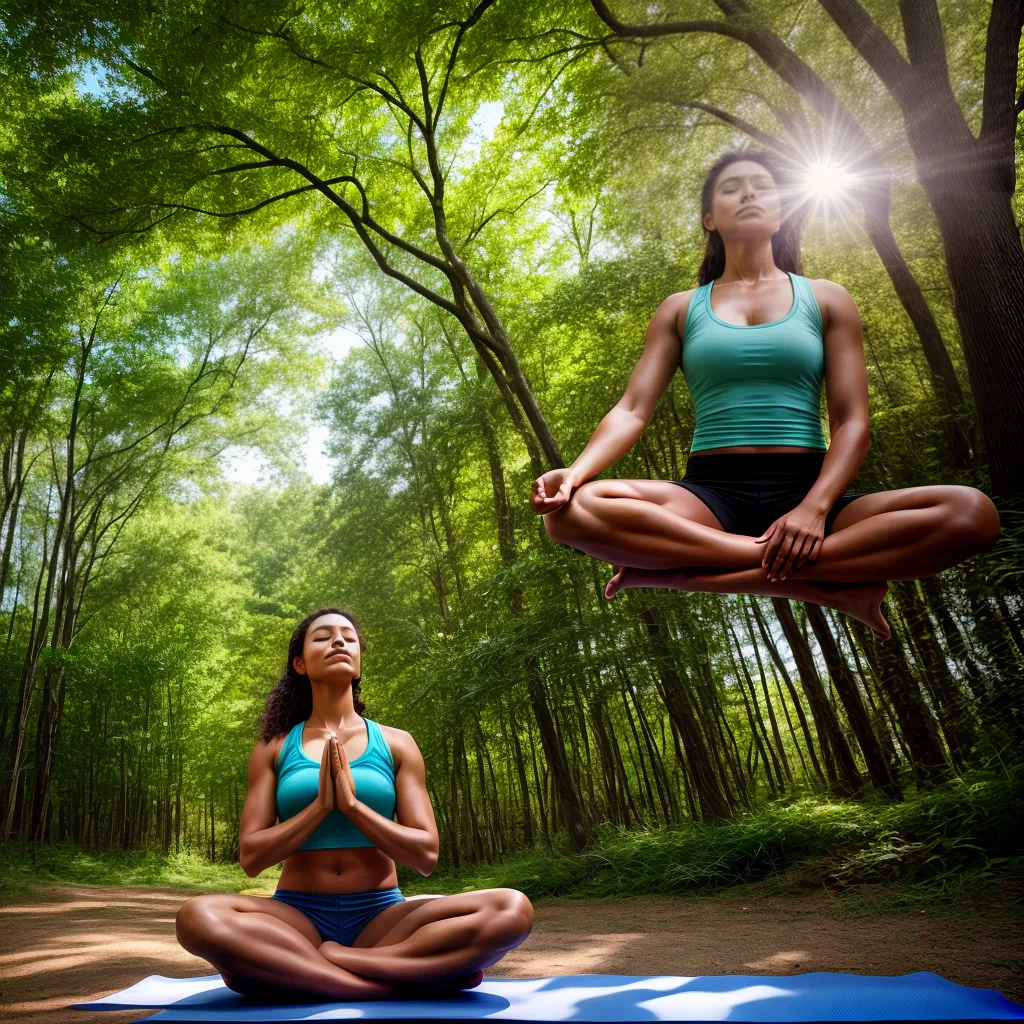 mulher meditacao natureza menopausa mulher meditacao natureza menopausa