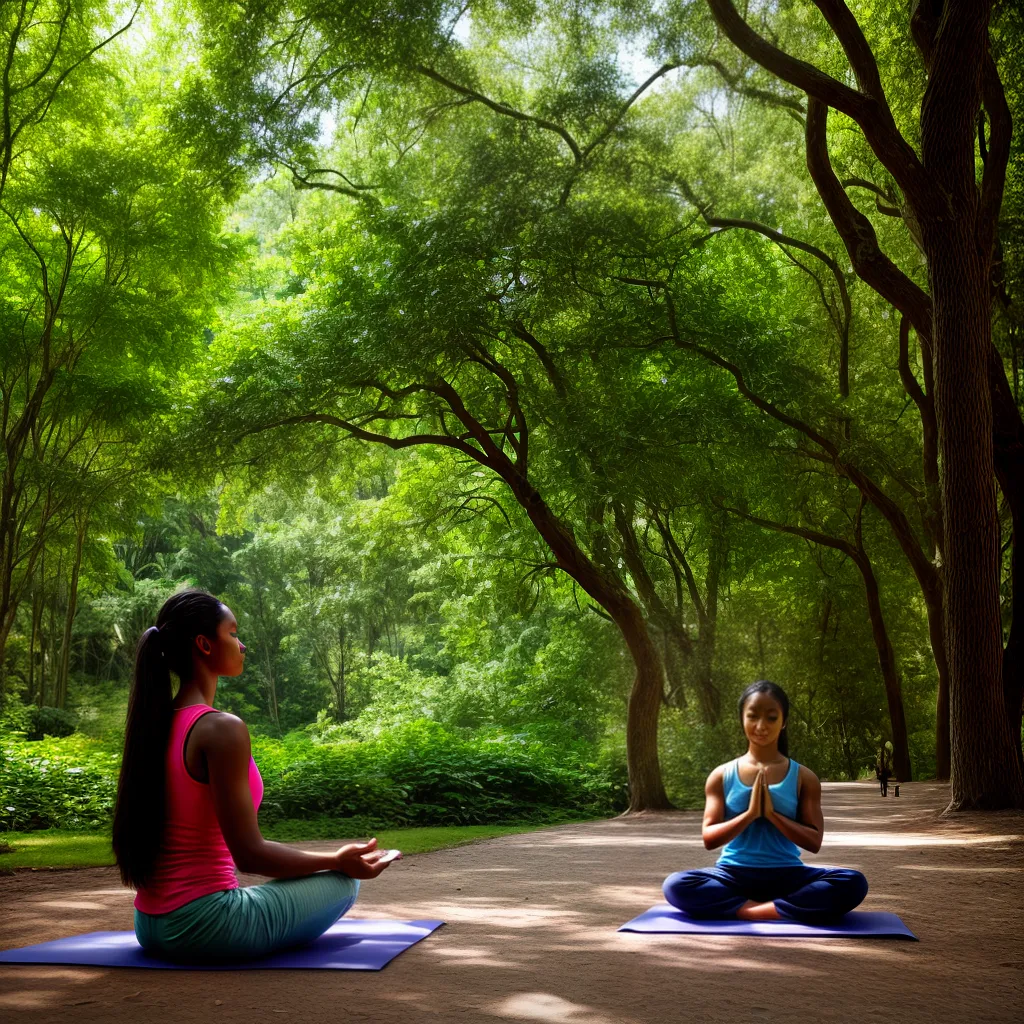 yoga ao ar livre respiracao asma