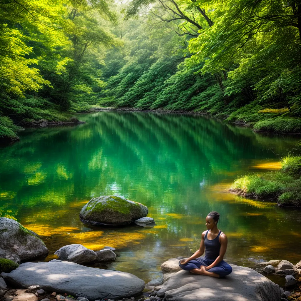 paz lago meditacao raios dourados paz lago meditacao raios dourados