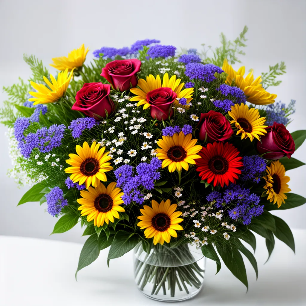 bouquet colorido vidro terapia floral bouquet colorido vidro terapia floral
