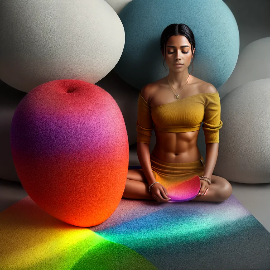 meditacao luz colorida transformacao paz