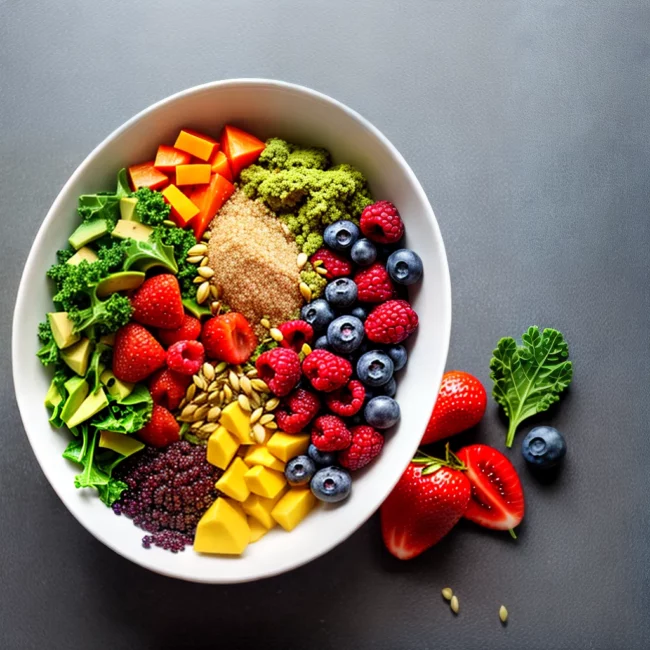 tigela superfoods frutas legumes