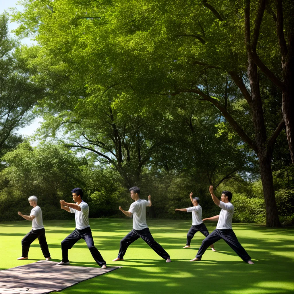 pratica tai chi chuan ar livre