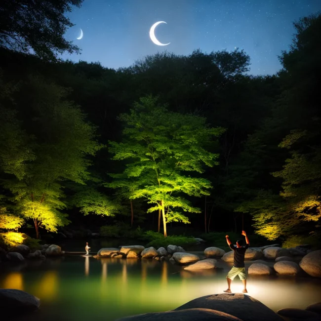 noite lua tai chi sono