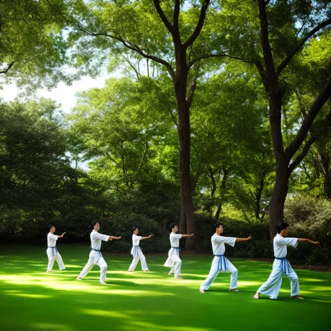 pratica tai chi chuan ar luz