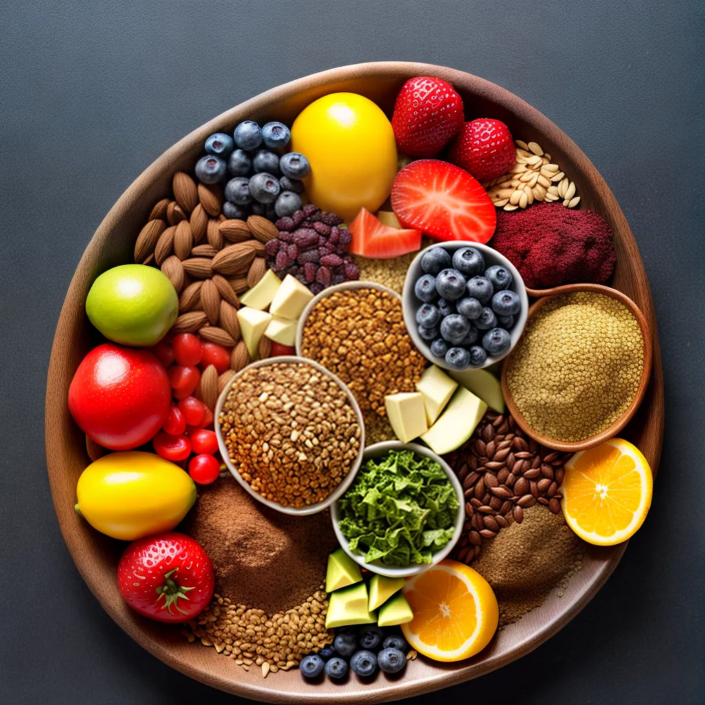 superfoods coloridos tigela frutas vegetais