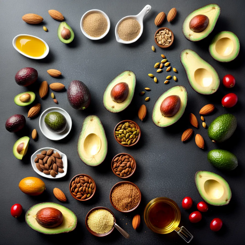 alimentos saudaveis gorduras variadas