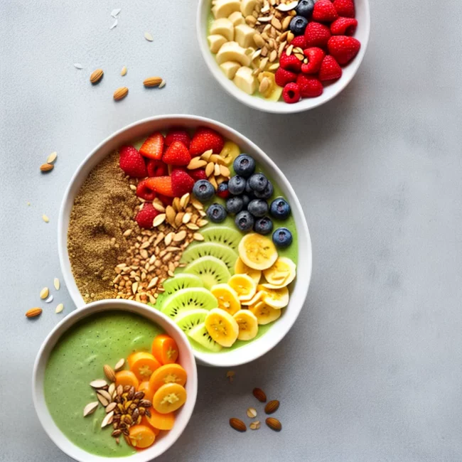 smoothie bowl frutas coloridas saudavel 1