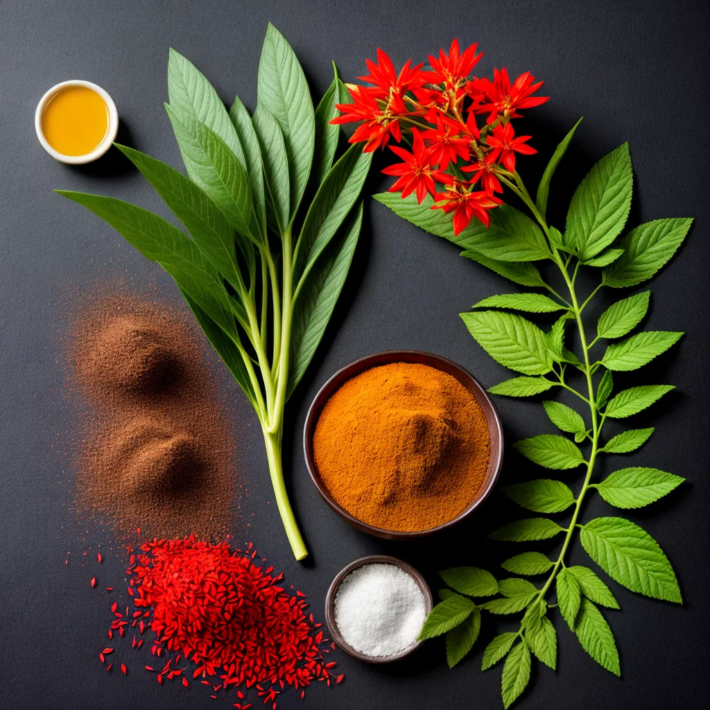 plantas medicinais chinesas ilustracao 1