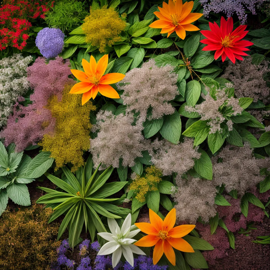 plantas medicinais chinesas ilustracao vibrante
