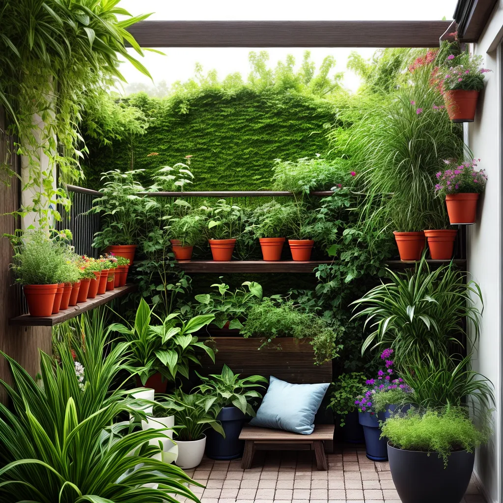 jardim vertical varanda ervas medicinais