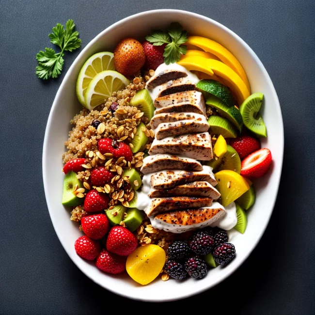 refeicao pos treino proteina quinoa legumes