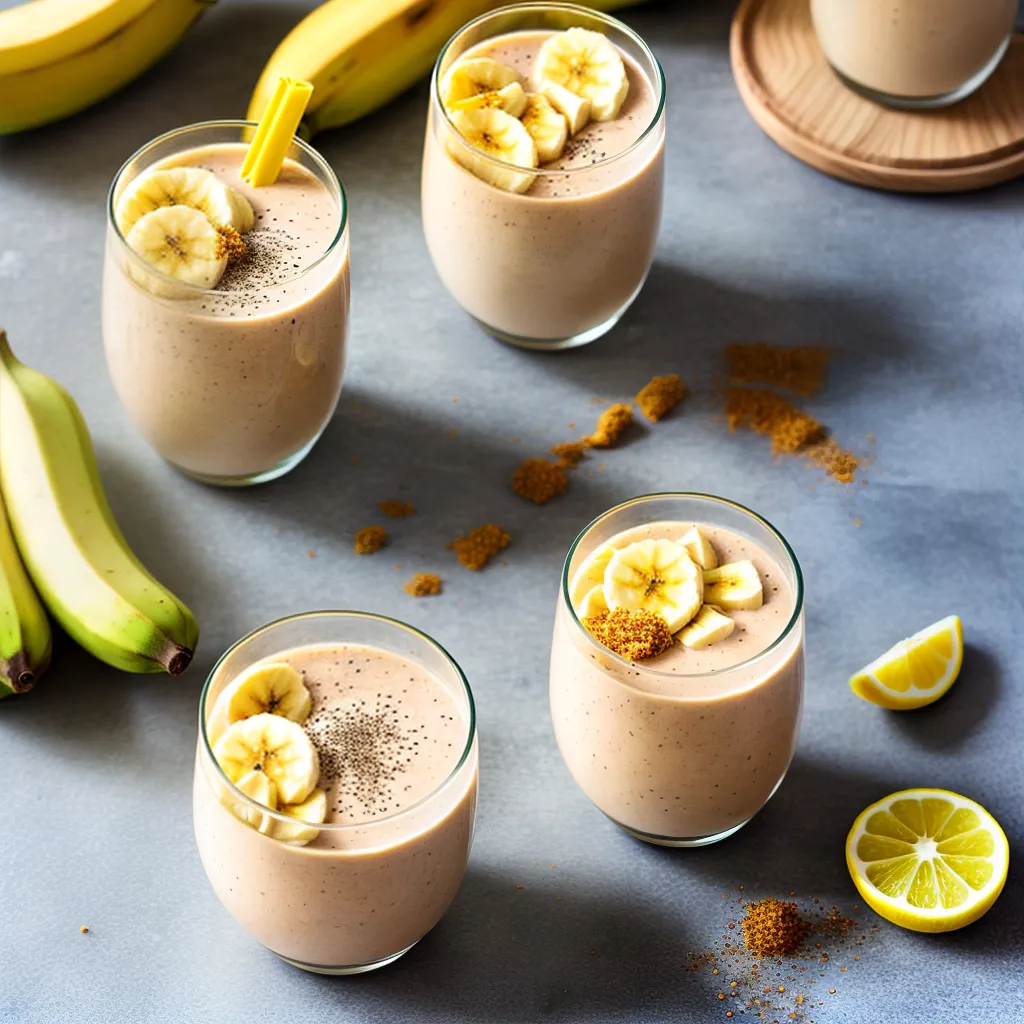 Smoothies de banana: deliciosos e cheios de benefícios