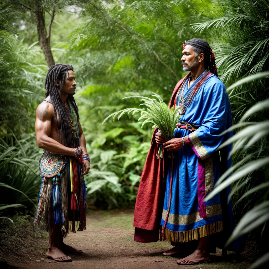 Xaman Ritual Plantas Sagradas no Xamanismo e Seus Usos Cerimoniais. - 🙏 religiao.app