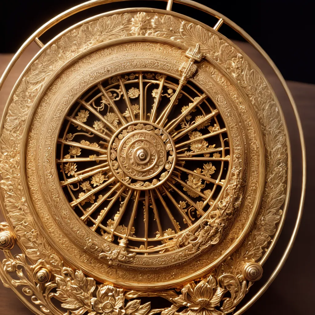 Dharma Ruler A Roda do Dharma: Símbolo e Significado - 🙏 religiao.app