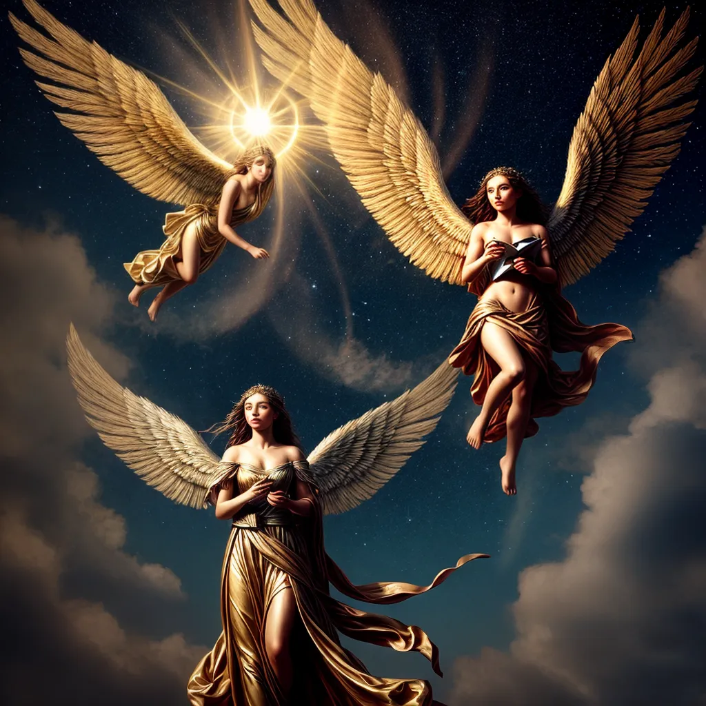Anjos na Arte: Mensageiros Celestiais Capturados na Tela - 🙏 religiao.app