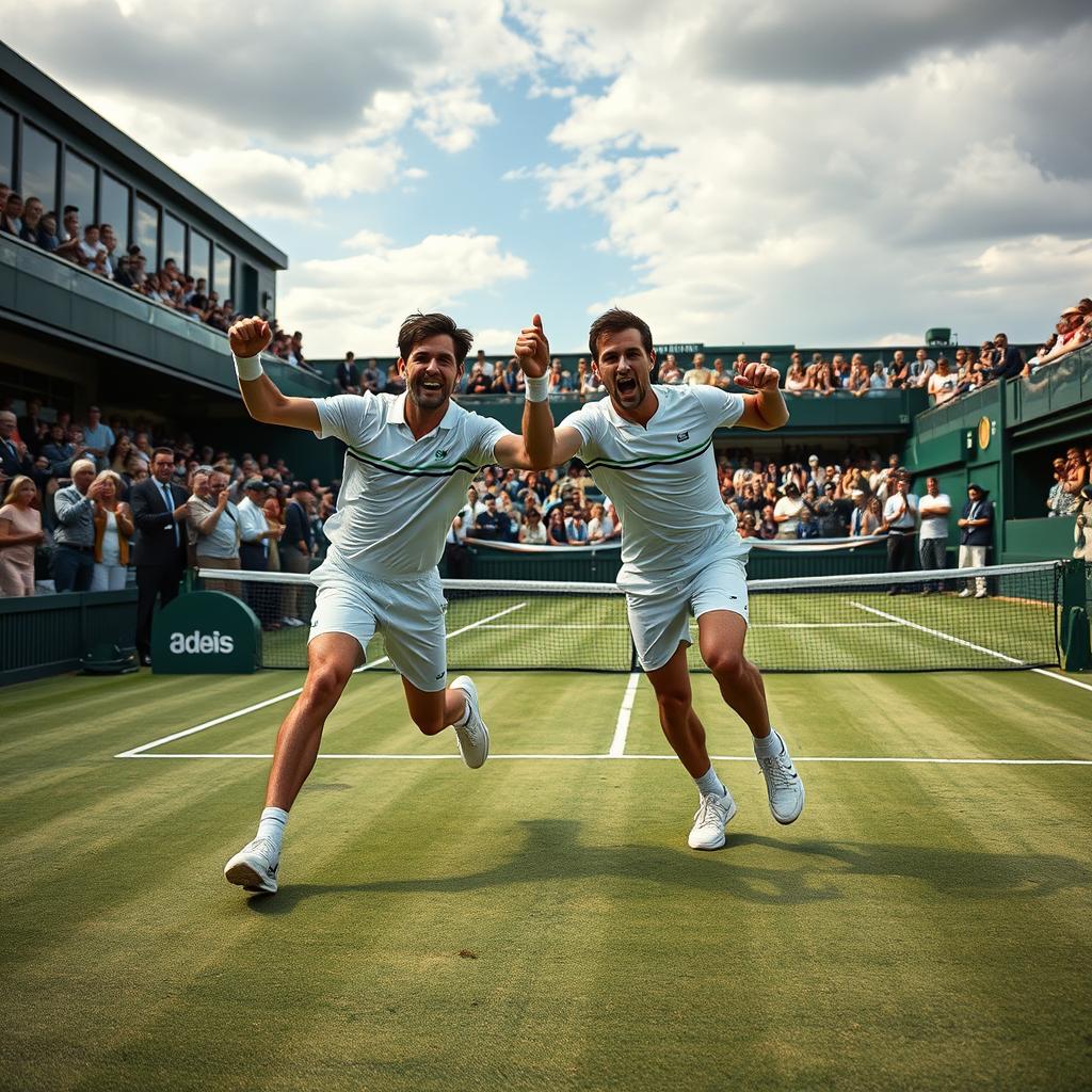 A jogada RARA que levou os brasileiros a chocar o mundo em Wimbledon. A jogada RARA que levou os brasileiros a chocar o mundo em Wimbledon.