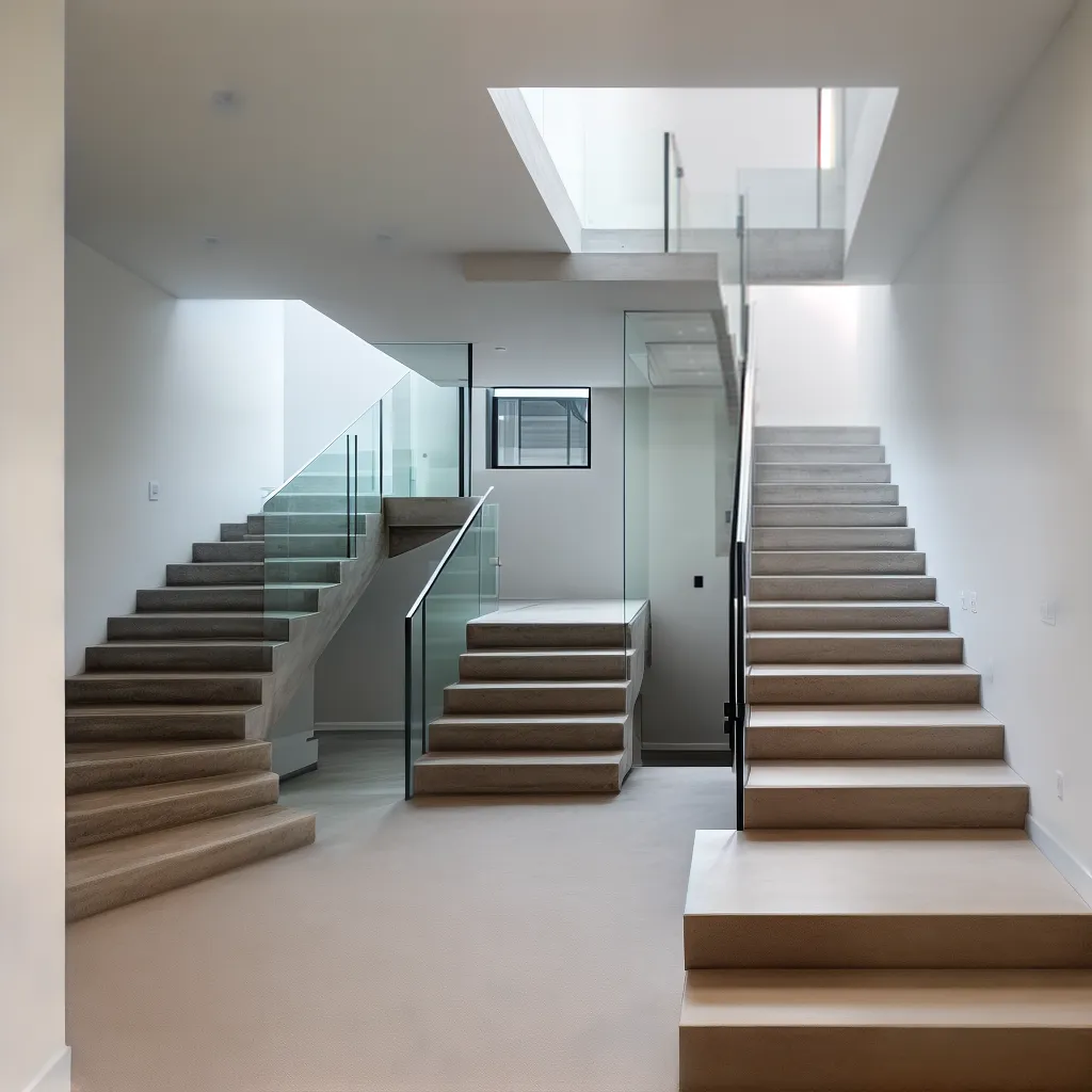 Escadas de Concreto: 40+ Opções e Ideias Moderna e Elegantes