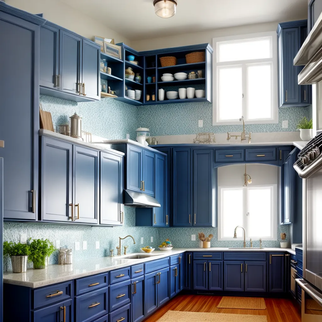 Transforme sua cozinha com a cor azul: dicas e inspirações