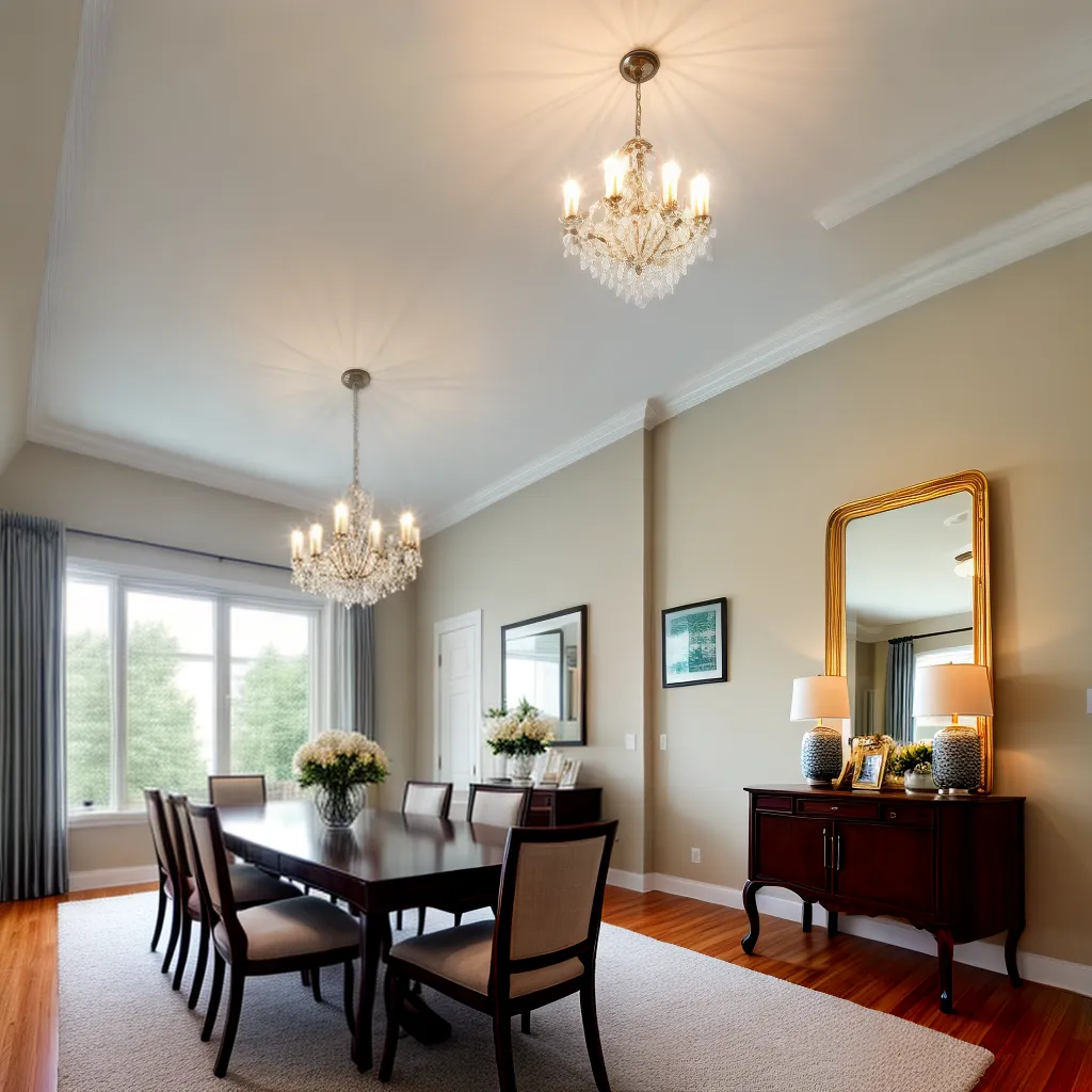 Transforme sua sala de jantar com espelhos decorativos