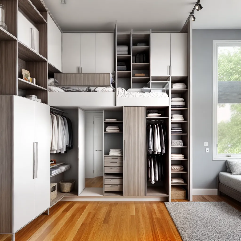 Transforme seu quarto em um espaço funcional com closet integrado