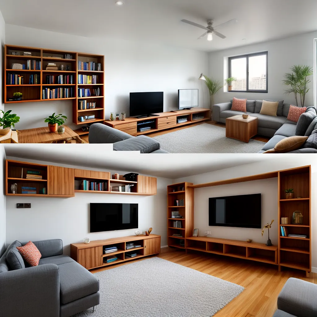 Dicas simples para otimizar o espaço na sala de estar.