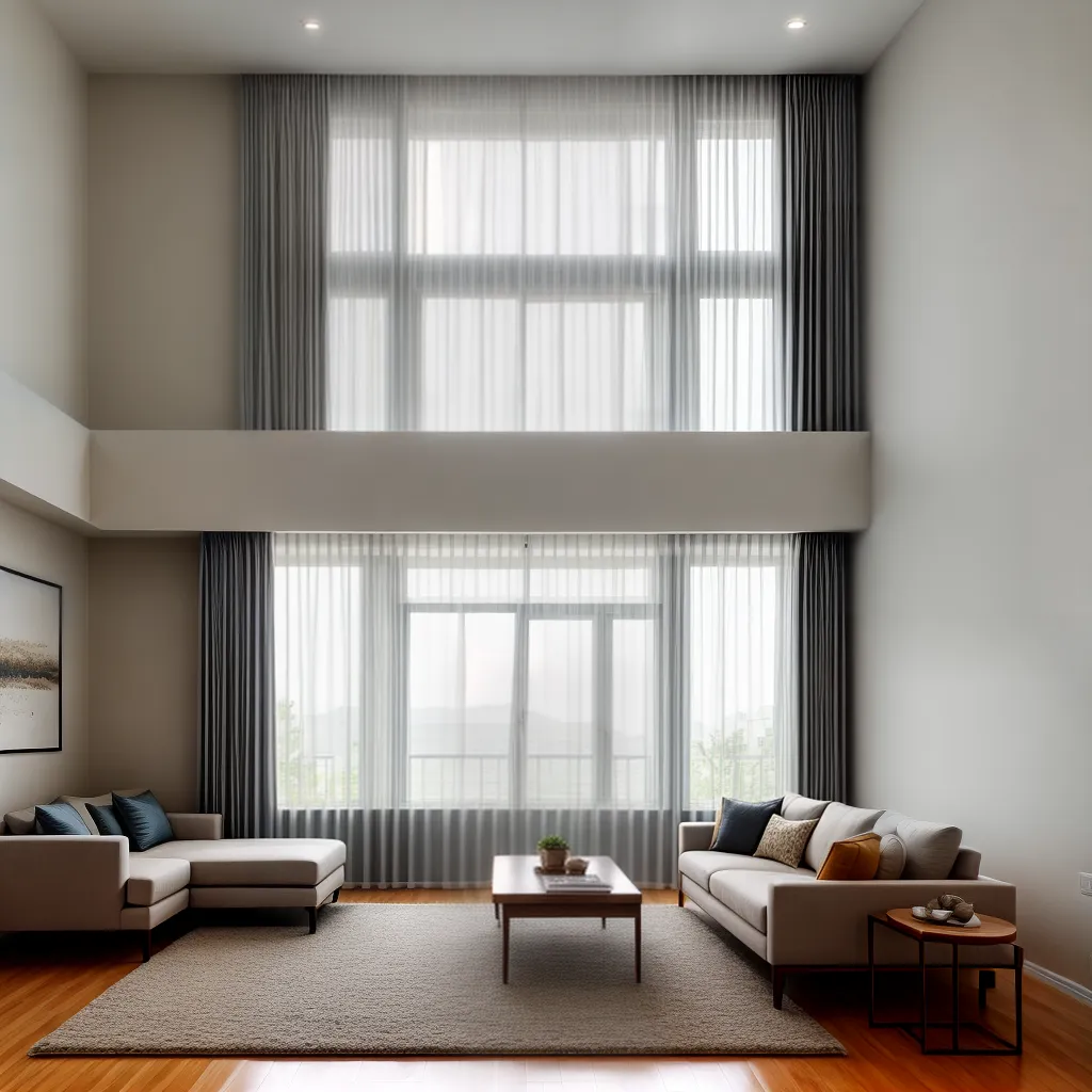 O poder transformador das cortinas na decoração da sala.