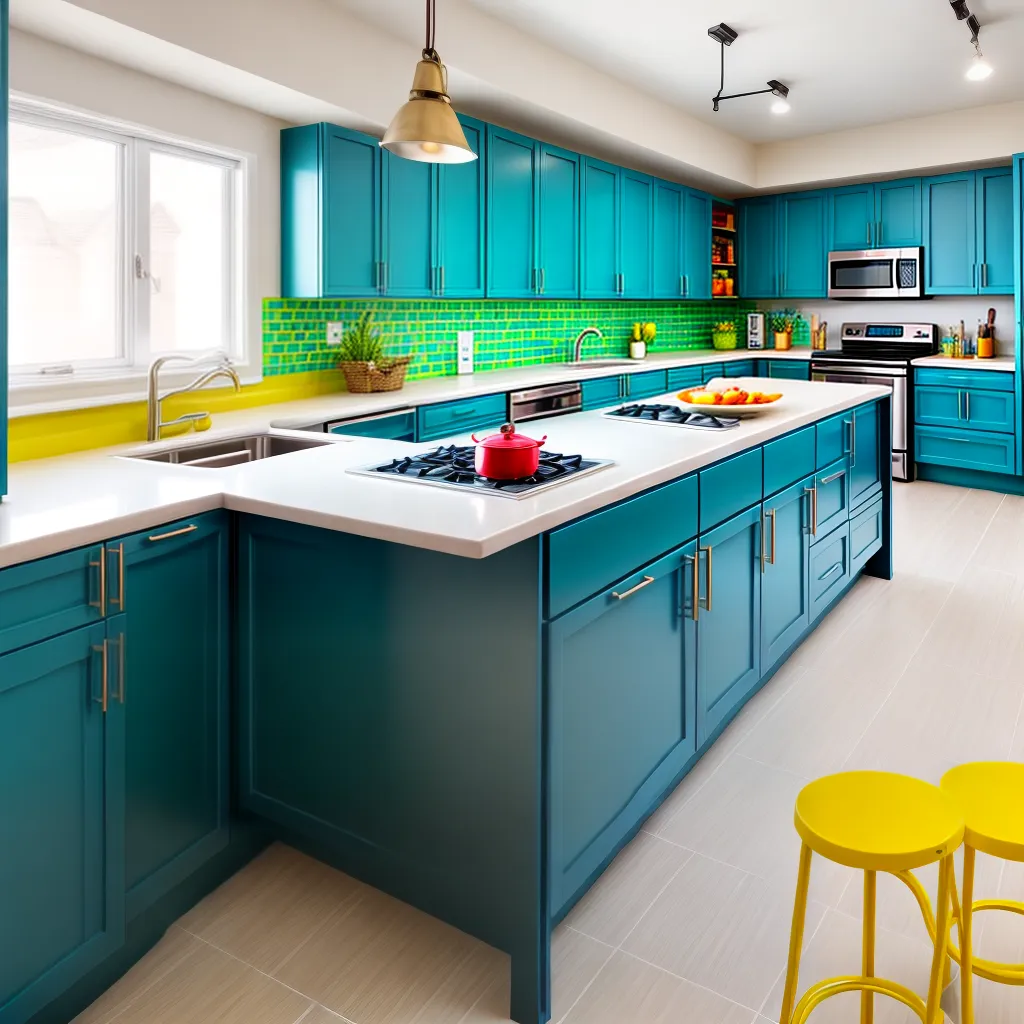 Cozinhas Coloridas: Como Adicionar Cor ao Seu Espaço