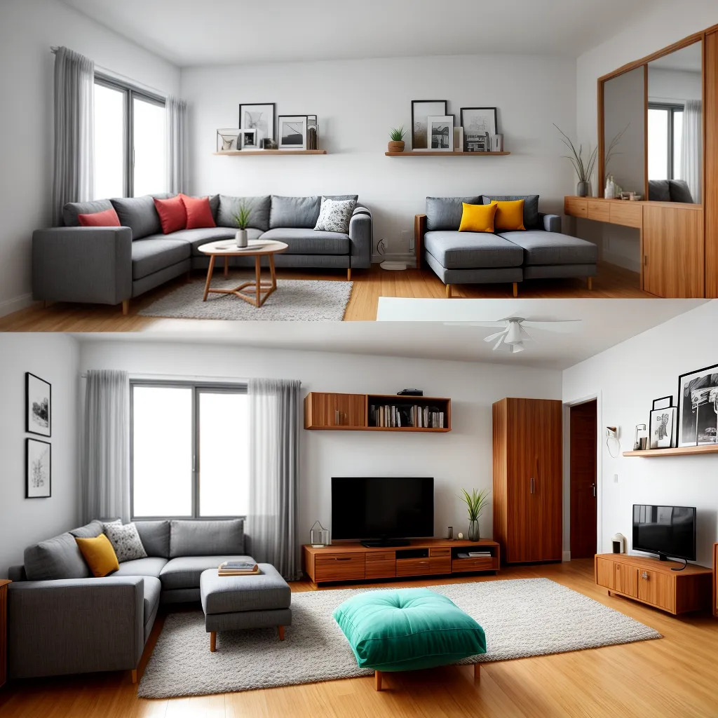 10 ideias de decoração de sala de estar para pequenos espaços.