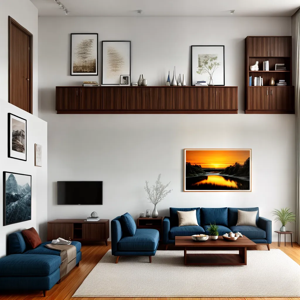 5 maneiras de usar quadros na decoração da sala de estar.