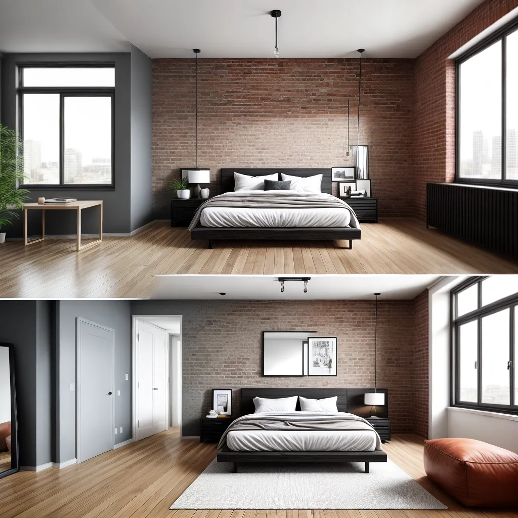 Renove com Ideias de Quarto Industrial Moderno para 2024!