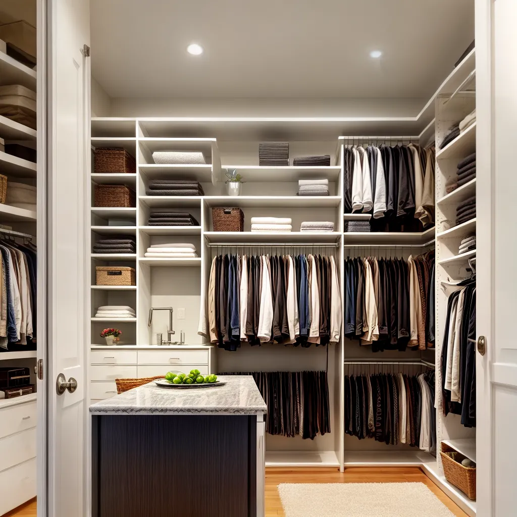 Closet com Ilha: Dicas e Ideias para o Seu Espaço