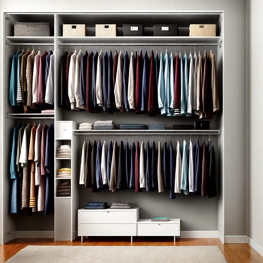 Como Criar um Closet Funcional e Bonito em um Espaço Reduzido