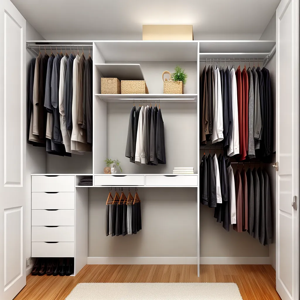 Closet para Apartamento: Como Criar um Espaço Pequeno e Elegante
