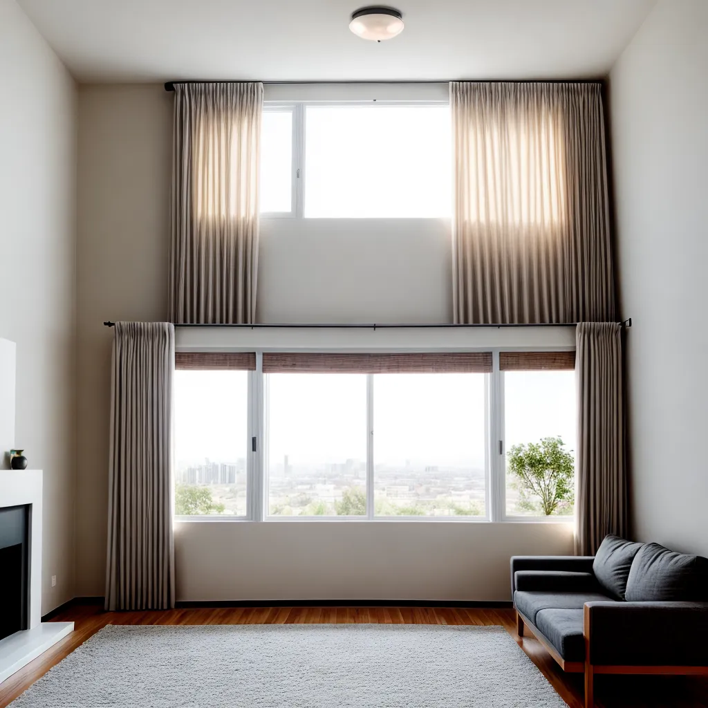 Do Teto ao Chão: A Magia das Cortinas Longas!