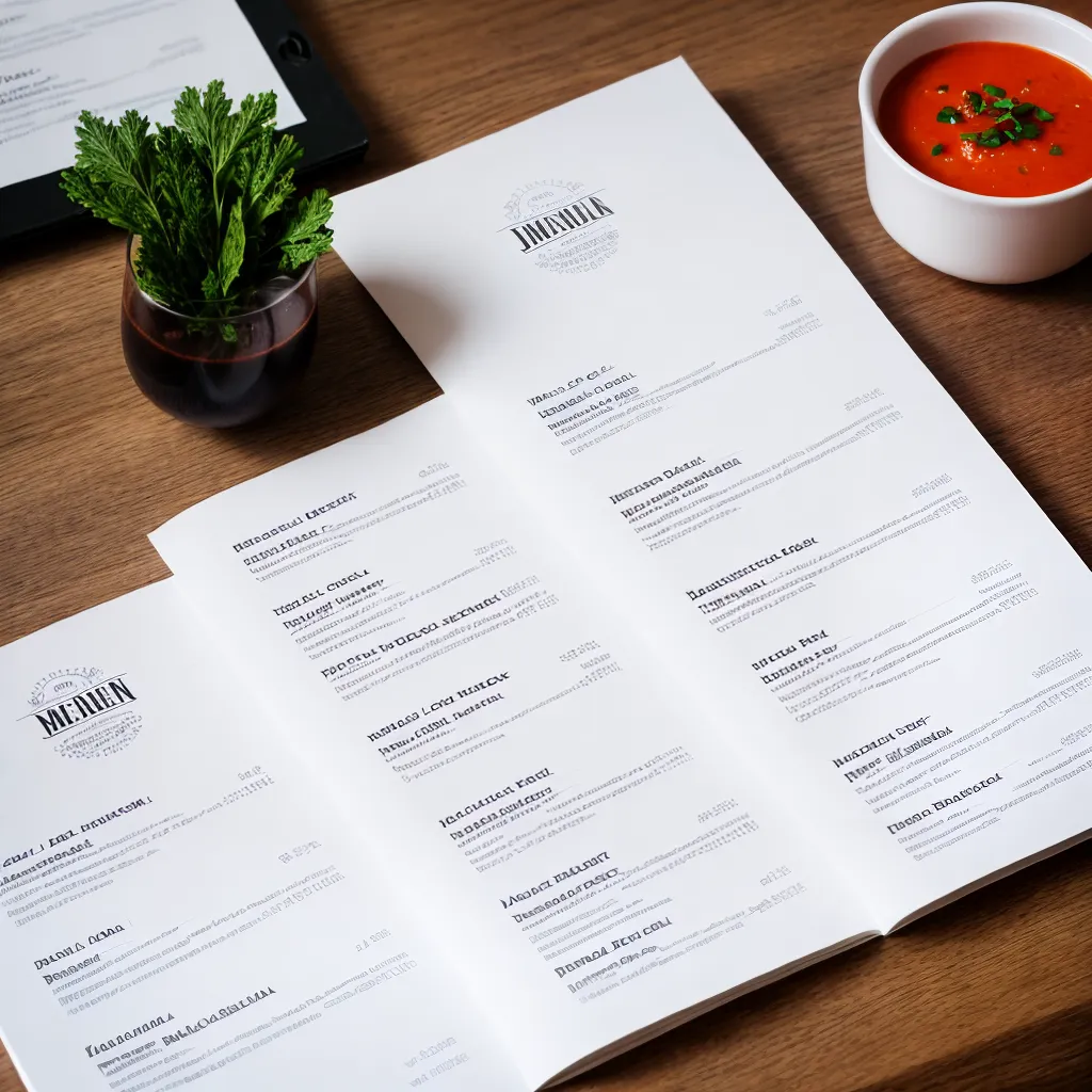 Tipografia no Mundo da Gastronomia - Menus e Branding de Restaurantes