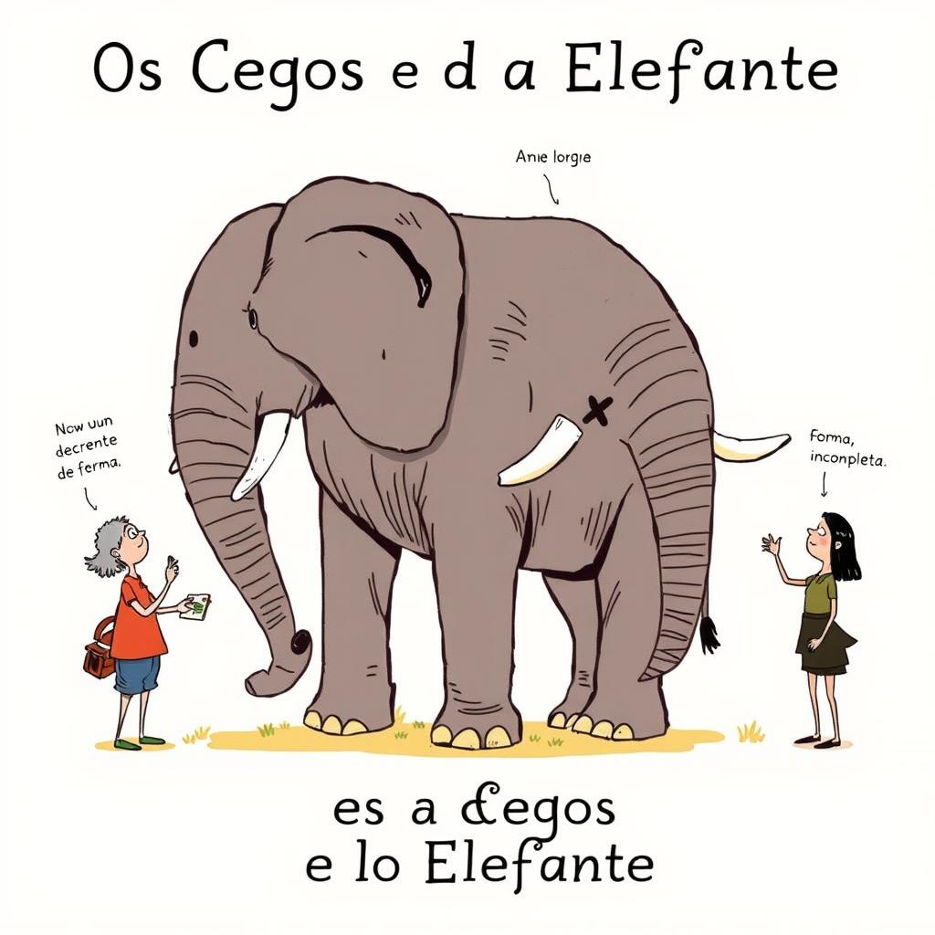 Livro Os cegos e o Elefante: Resenha, Resumo, Autor e PDF