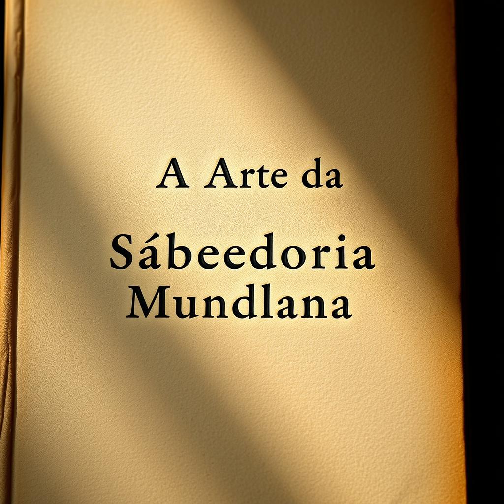 Livro PDF - A Arte da Sabedoria Mundana: Resenha, Resumo e Autor