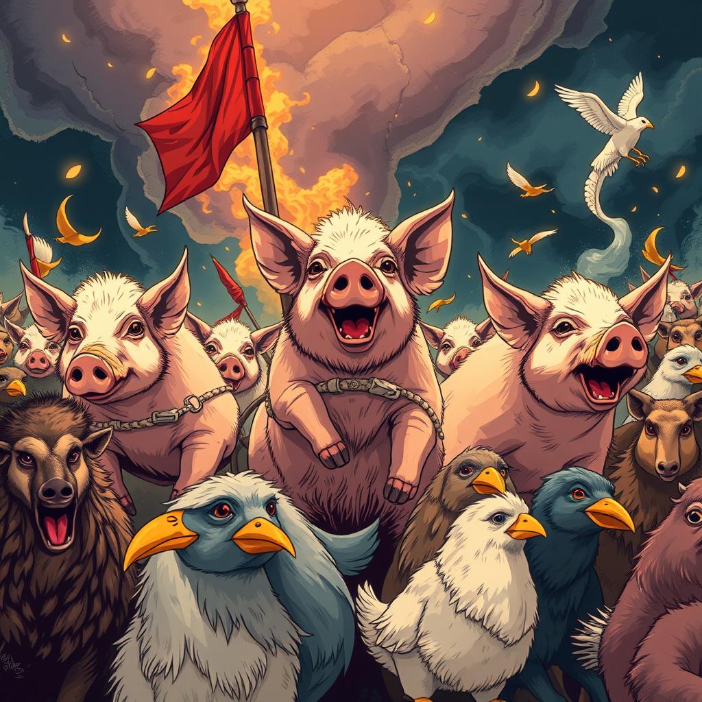 Livro PDF - A revolucao dos bichos em HQ: Resenha, Resumo e Autor