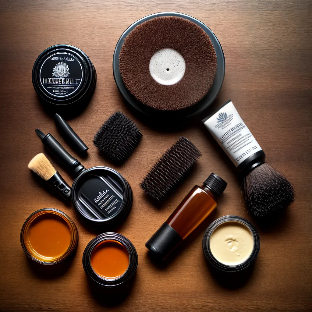 produtos barba mao madeira