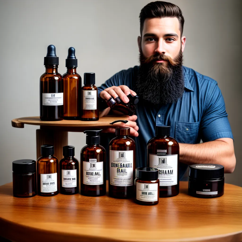 produtos cuidado barba maos madeira