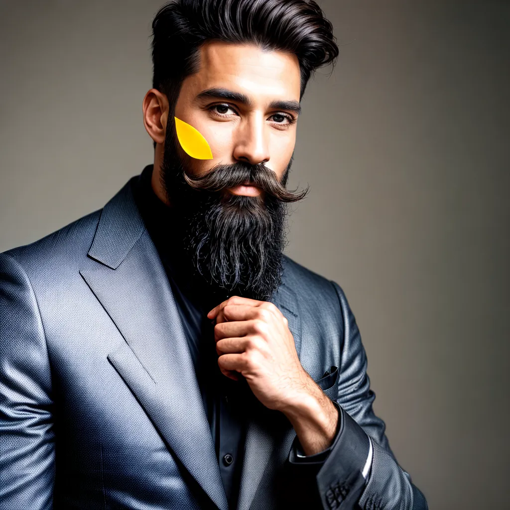 homem estiloso barba bigode tendencia 2