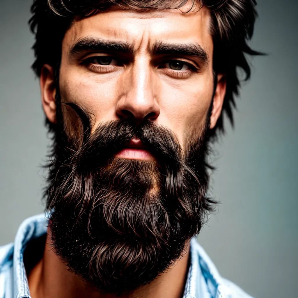 rosto homem bigode estiloso 4
