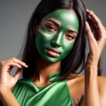 mascara argila verde maos beleza