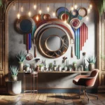 imagem salao decoracao moderna rustica